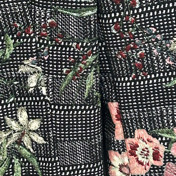 Zara embroidered lined coat brand new double lapel size XXS/XS brand new - Picture 2 of 7